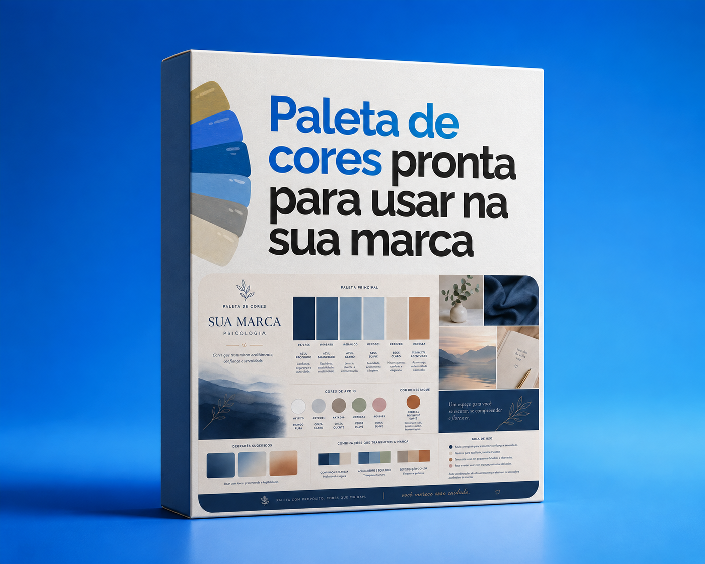 Paleta de cores pronta para usar na sua marca
